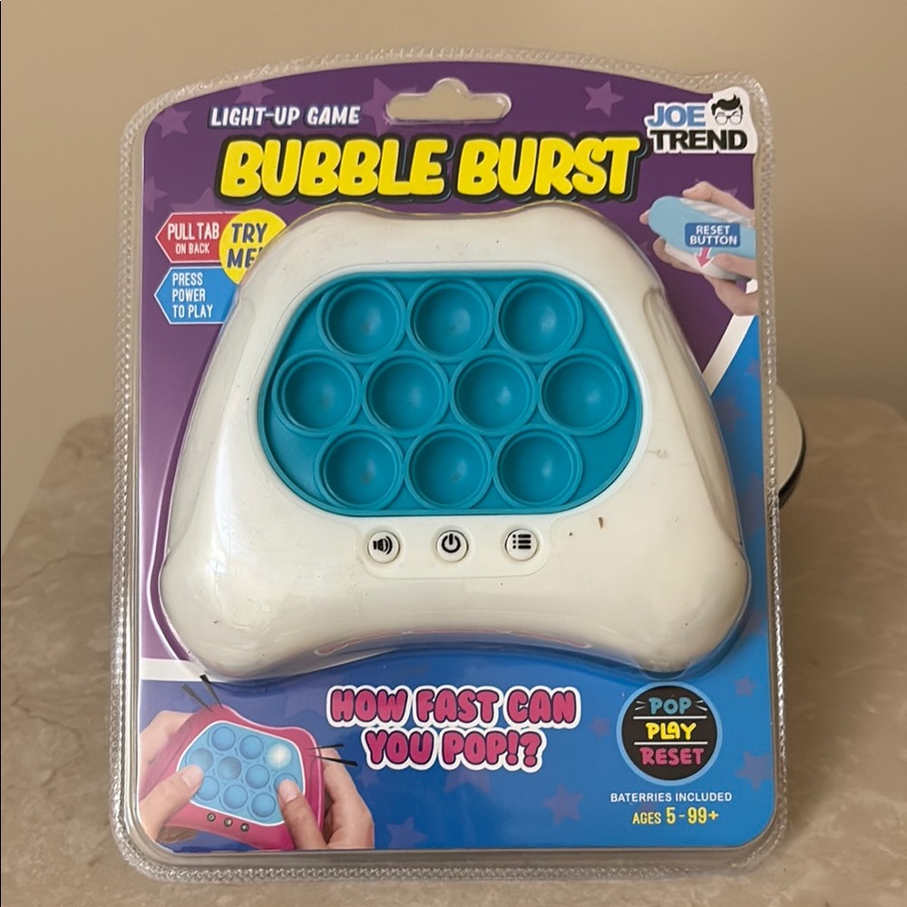 Bubble Burst Light-Up Game NIP
